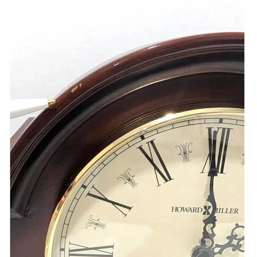 Howard Miller Three Chime Mantel Clock 635-107 Brown NEW WORKS Read